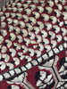 1364 REPAIRS NEEDED Superb Antique Sindh Odhana Abochani Wedding Shawl - Deep Red Base-WOVENSOULS-Antique-Vintage-Textiles-Art-Decor