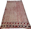 1364 Superb Antique Sindh Odhana Abochani Wedding Shawl - Deep Red Base-WOVENSOULS Antique Textiles &amp; Art Gallery