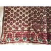 1365 Superb Old Sindh Odhana Abochani Wedding Shawl - Six Petalled Flowers-WOVENSOULS-Antique-Vintage-Textiles-Art-Decor