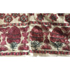 1365 Superb Old Sindh Odhana Abochani Wedding Shawl - Six Petalled Flowers-WOVENSOULS-Antique-Vintage-Textiles-Art-Decor