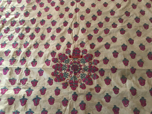 1366 Superb Old Sindh Odhana Abochani Wedding Shawl-WOVENSOULS-Antique-Vintage-Textiles-Art-Decor