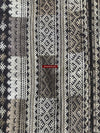 1373 Vintage Yao Tribal Embroidery Textile Art - Collar or Bib-WOVENSOULS-Antique-Vintage-Textiles-Art-Decor