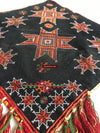 1374 SOLD Vintage Yao Tribal Embroidery Textile Art - Bridal Scarf-WOVENSOULS-Antique-Vintage-Textiles-Art-Decor