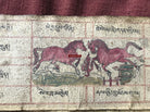 1376 Antique Tibetan Painted Manuscript - Zodiac Animals - SOLD-WOVENSOULS-Antique-Vintage-Textiles-Art-Decor