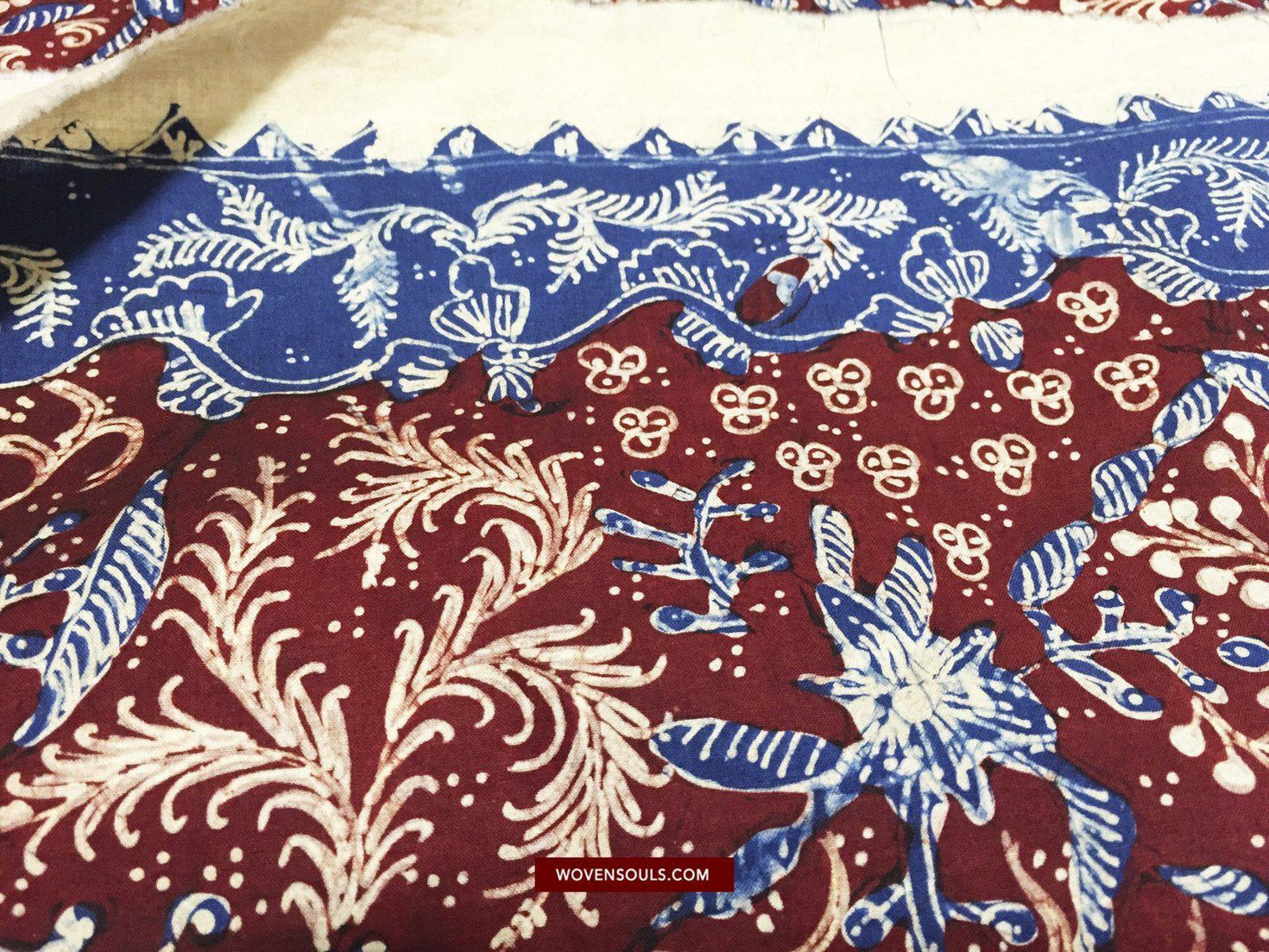 1377 Java Batik Tulis Textile Art Shawl - Antique Art – WOVENSOULS ...
