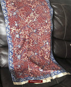 1377 Java Batik Tulis Textile Art Shawl-WOVENSOULS-Antique-Vintage-Textiles-Art-Decor