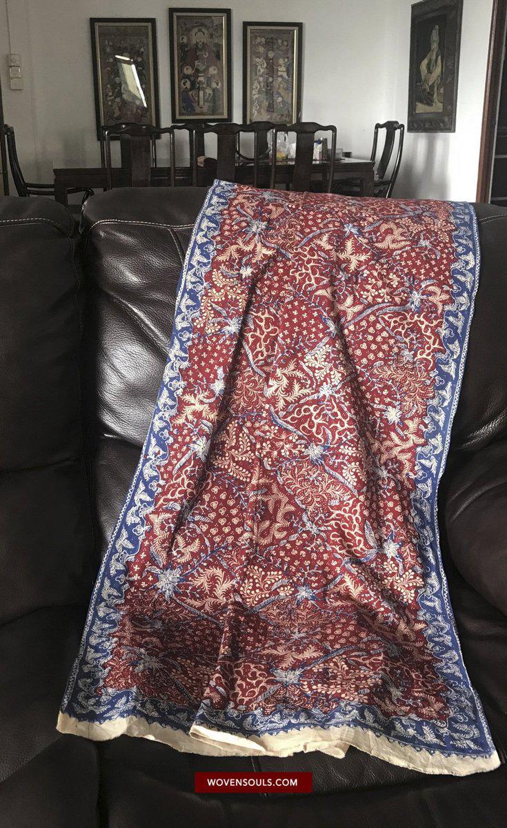 1377 Java Batik Tulis Textile - WOVENSOULS Antique Textiles & Art Gallery