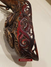 1378 Set of 10 Antique Dayak Ornamented Earrings - Not for Sale-WOVENSOULS-Antique-Vintage-Textiles-Art-Decor