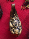 1378 Set of 10 Antique Dayak Ornamented Earrings - Not for Sale-WOVENSOULS-Antique-Vintage-Textiles-Art-Decor