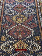 Antique Caucasian Dragon Sumac Soumac Rug