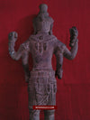 1387 Khmer Bronze Sculpture Idol Statues - Pair - Not for Sale-WOVENSOULS-Antique-Vintage-Textiles-Art-Decor