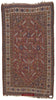 1388 Antique Red Field Shekarlou Shekarlu Qashqai Rug with Animals / Peacocks - NFS-WOVENSOULS-Antique-Vintage-Textiles-Art-Decor