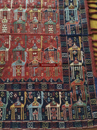 1389 SOLD Antique Caucasian Verneh Azeri Shaddah - Camel Caravan Flatweave Rug-WOVENSOULS-Antique-Vintage-Textiles-Art-Decor