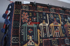 1389 SOLD Antique Caucasian Verneh Azeri Shaddah - Camel Caravan Flatweave Rug-WOVENSOULS-Antique-Vintage-Textiles-Art-Decor