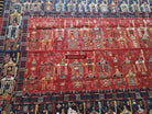 1389 SOLD Antique Caucasian Verneh Azeri Shaddah - Camel Caravan Flatweave Rug-WOVENSOULS-Antique-Vintage-Textiles-Art-Decor