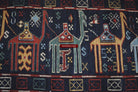 1389 SOLD Antique Caucasian Verneh Azeri Shaddah - Camel Caravan Flatweave Rug-WOVENSOULS-Antique-Vintage-Textiles-Art-Decor