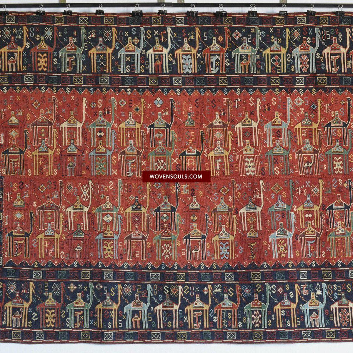 1389 SOLD Antique Caucasian Verneh Azeri Shaddah - – WOVENSOULS Antique ...