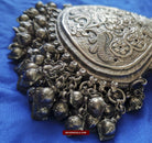 1391 Museum Quality Old Indian Silver Jewelry - Perfume Purse Awadh-WOVENSOULS-Antique-Vintage-Textiles-Art-Decor