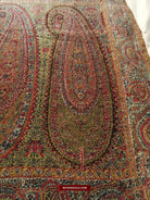 1394 SOLD - Stunning Old Kashmir Shawl Fragment-WOVENSOULS-Antique-Vintage-Textiles-Art-Decor