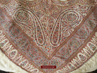 1395 Antique Kashmir Amlikar Rumal Shawl Mughal Period - Not for Sale yet-WOVENSOULS-Antique-Vintage-Textiles-Art-Decor