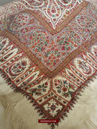 1395 Antique Kashmir Amlikar Rumal Shawl Mughal Period - Not for Sale yet-WOVENSOULS-Antique-Vintage-Textiles-Art-Decor