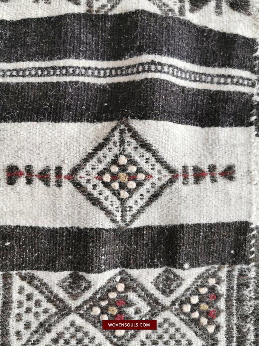 1396 Antique Fulani Shawl Blanket-WOVENSOULS-Antique-Vintage-Textiles-Art-Decor