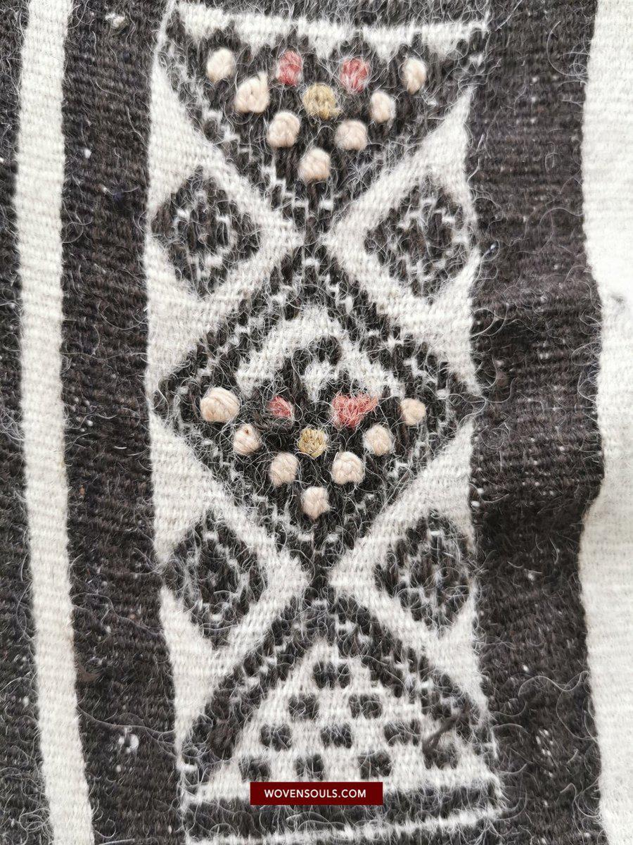 1396 Antique Fulani Shawl Blanket-WOVENSOULS-Antique-Vintage-Textiles-Art-Decor