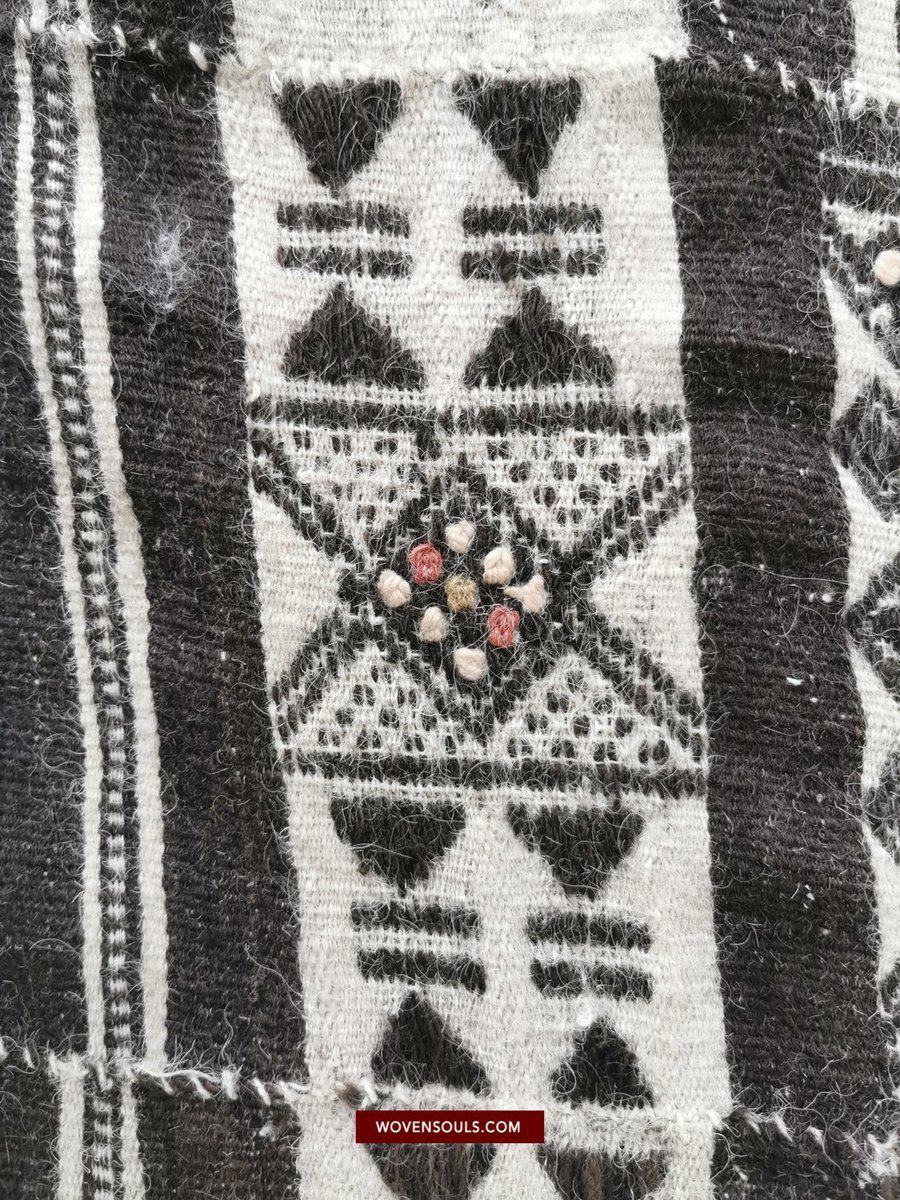 1396 Antique Fulani Shawl Blanket-WOVENSOULS-Antique-Vintage-Textiles-Art-Decor