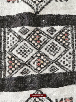 1396 Antique Fulani Shawl Blanket-WOVENSOULS-Antique-Vintage-Textiles-Art-Decor