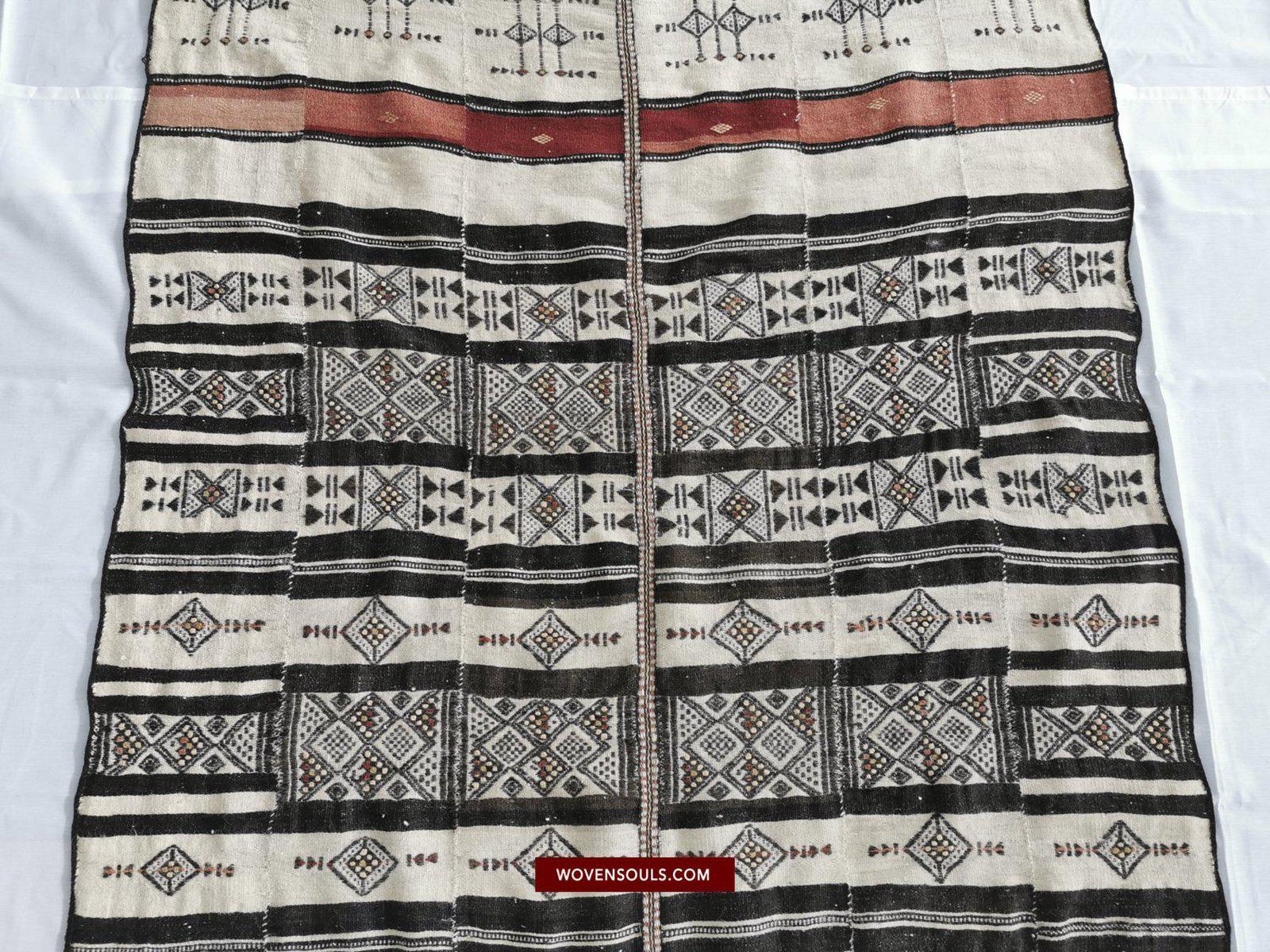 1396 Antique Fulani Shawl Blanket-WOVENSOULS-Antique-Vintage-Textiles-Art-Decor