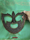 1399 Himalayan Buddhist Monk's Mask for Royal Ceremonies - Zhang Bak-WOVENSOULS-Antique-Vintage-Textiles-Art-Decor