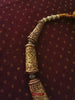 1400 SOLD Old Himalayan Necklace with Large Beads-WOVENSOULS-Antique-Vintage-Textiles-Art-Decor