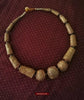 1400 SOLD Old Himalayan Necklace with Large Beads-WOVENSOULS-Antique-Vintage-Textiles-Art-Decor