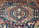 1402 SOLD Antique Caucasian Dragon Sumac Soumac Azeri Rug Fragment-WOVENSOULS-Antique-Vintage-Textiles-Art-Decor