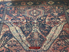 1402 SOLD Antique Caucasian Dragon Sumac Soumac Azeri Rug Fragment-WOVENSOULS-Antique-Vintage-Textiles-Art-Decor