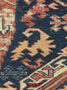 1402 SOLD Antique Caucasian Dragon Sumac Soumac Azeri Rug Fragment-WOVENSOULS-Antique-Vintage-Textiles-Art-Decor