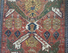 1403 Antique Caucasian Dragon Sumac Soumac Sumakhi Rug-WOVENSOULS-Antique-Vintage-Textiles-Art-Decor