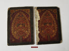 1404 Pair of Old Indo-Persian Mughal Lacquered Manuscript Book Cover Bindings-WOVENSOULS-Antique-Vintage-Textiles-Art-Decor