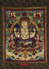 1406 SOLD Antique Tibet Thangka with Silk Embroidery-WOVENSOULS-Antique-Vintage-Textiles-Art-Decor