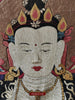 1406 SOLD Antique Tibet Thangka with Silk Embroidery-WOVENSOULS-Antique-Vintage-Textiles-Art-Decor