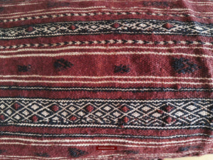 1410 Antique Tunisian Mushtia Mouchtiya Shawl - Textile Art Masterpiece-WOVENSOULS-Antique-Vintage-Textiles-Art-Decor