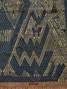 1412 Antique Sumatra Weaving Tampan Shipcloth Textile - Blue-WOVENSOULS-Antique-Vintage-Textiles-Art-Decor