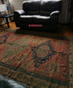 1413 Antique Caucasian Azeri Kuba Soumac Konagkend Flatweave Rug w Animals-WOVENSOULS-Antique-Vintage-Textiles-Art-Decor