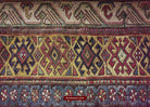 1413 Antique Caucasian Azeri Kuba Soumac Konagkend Flatweave Rug w Animals-WOVENSOULS-Antique-Vintage-Textiles-Art-Decor