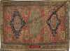 1413 Antique Caucasian Azeri Kuba Soumac Konagkend Flatweave Rug w Animals-WOVENSOULS-Antique-Vintage-Textiles-Art-Decor