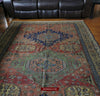 1413 Antique Caucasian Azeri Kuba Soumac Konagkend Flatweave Rug w Animals-WOVENSOULS-Antique-Vintage-Textiles-Art-Decor