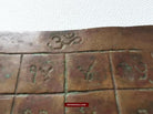 1421 Old Copper Hindu Sutra Manuscript with Magic Squares Inscription-WOVENSOULS-Antique-Vintage-Textiles-Art-Decor