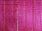 1425 Old Lehariya Thirma Bagh Phulkari in Pink Silk - Small Lozenges-WOVENSOULS-Antique-Vintage-Textiles-Art-Decor