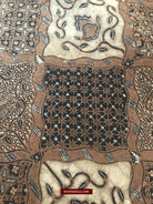 1431 Javanese Batik Kombinasi Shawl Sarong Textile Art - Chap + Tulis-WOVENSOULS-Antique-Vintage-Textiles-Art-Decor