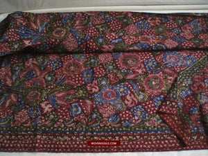 1432 Javanese Batik Tulis Shawl - Hand Drawn - Textile Art-WOVENSOULS-Antique-Vintage-Textiles-Art-Decor